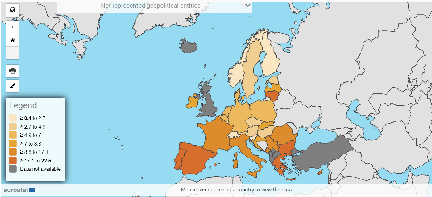 Στη δεύτερη θέση η Κύπρος στην Ευρώπη σε ποσοστό ενεργειακής φτώχειας 